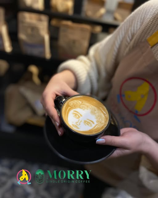 Morry Coffee kahve sunumu